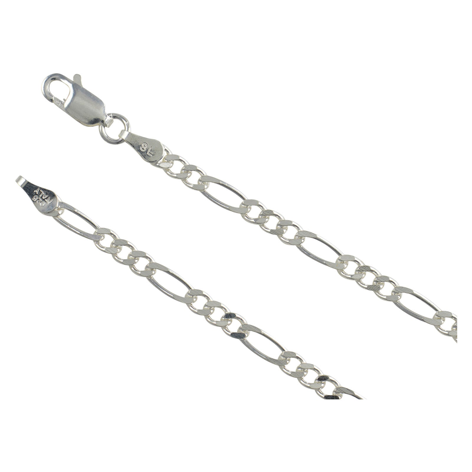 Solid 925 Sterling Silver Men's Chain Necklace Men's 