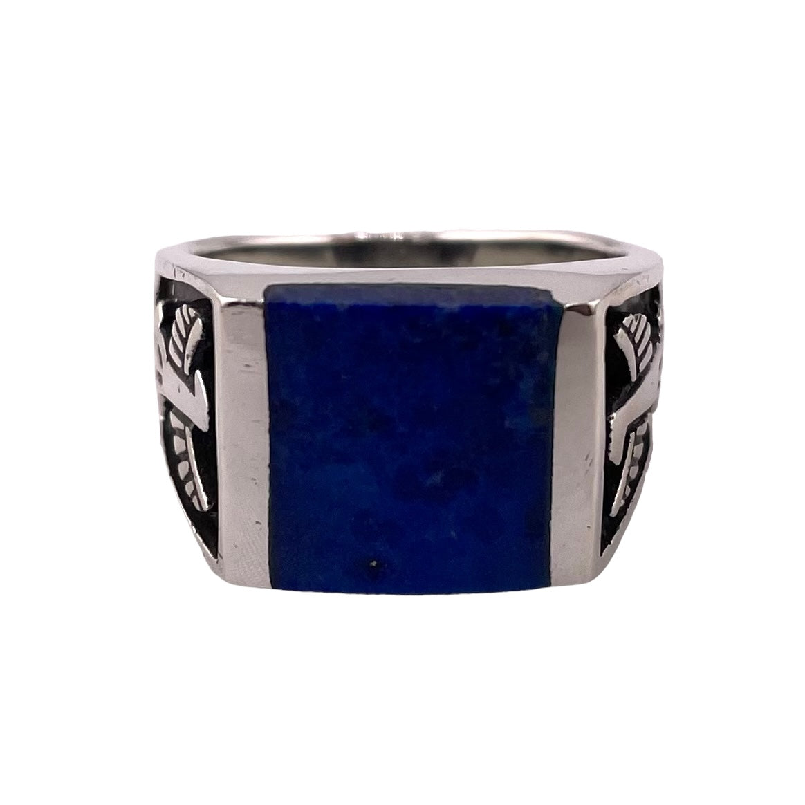 Lapis Stone Ring Sterling Silver