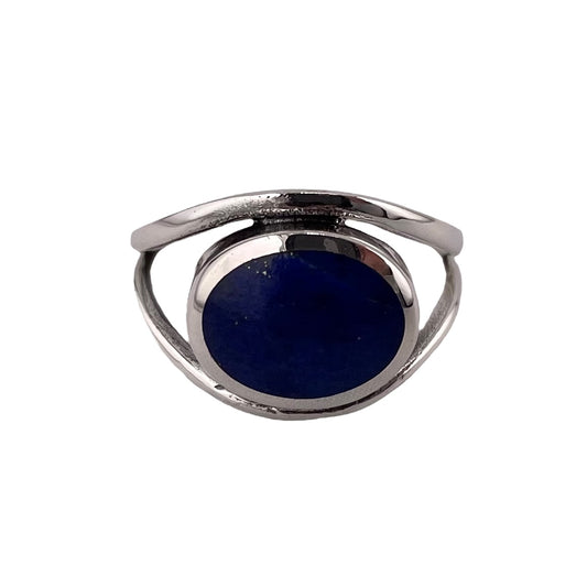 Lapis Stone Ring Sterling Silver