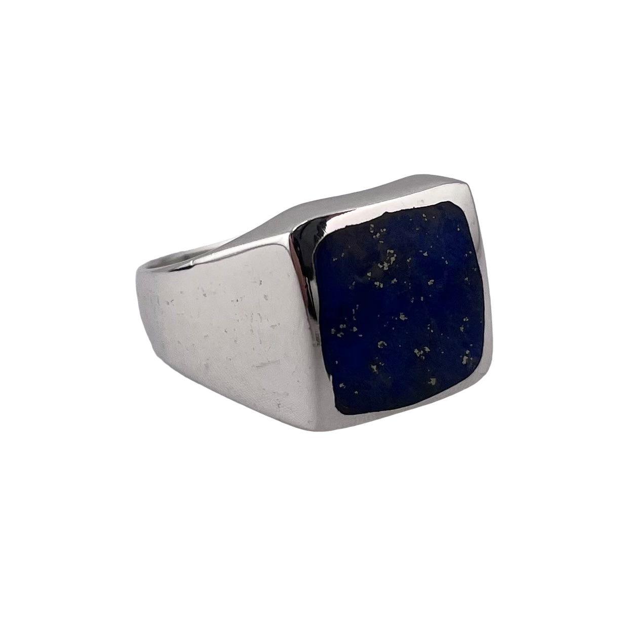 Lapis Stone Ring Sterling Silver