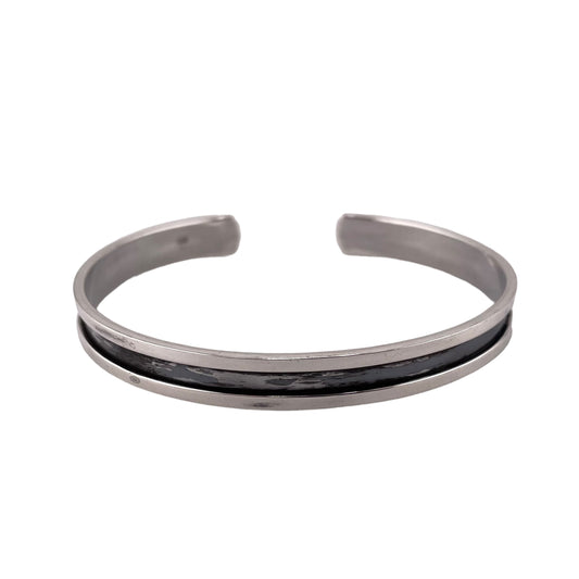 7mm Cuff Bracelet Sterling Silver