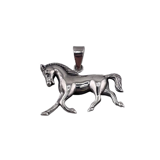 Horse Pendant Sterling Silver
