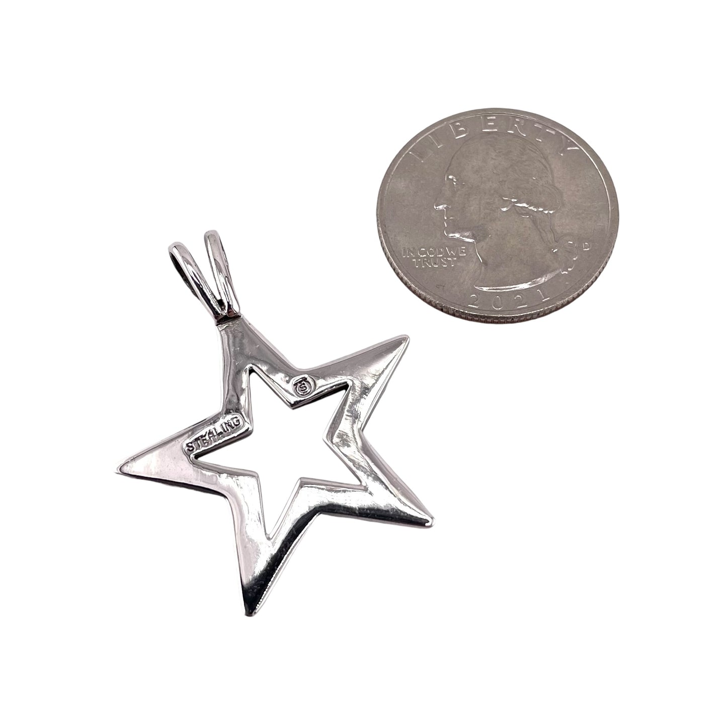 Star Pendant Sterling Silver