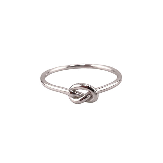 Infinity Loop Knot 5mm Ring Sterling Silver