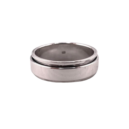 Plain Band Spinner Ring Sterling Silver