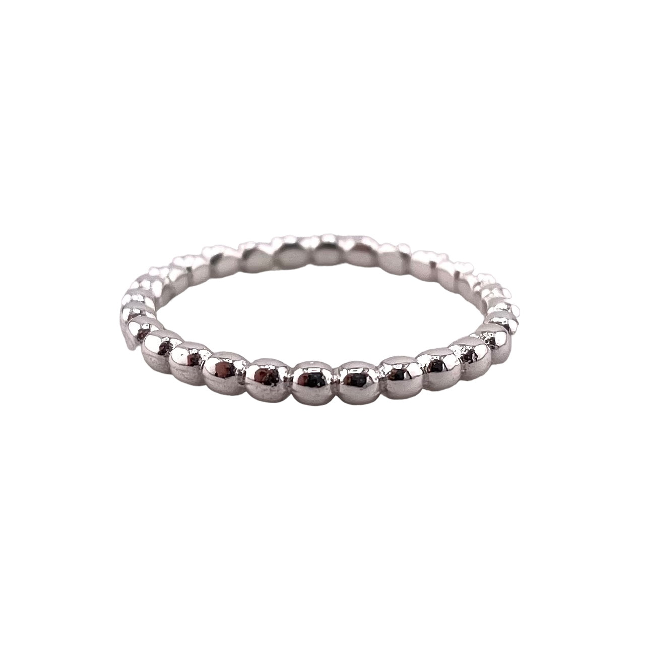 Ball 2mm Band Ring Sterling Silver