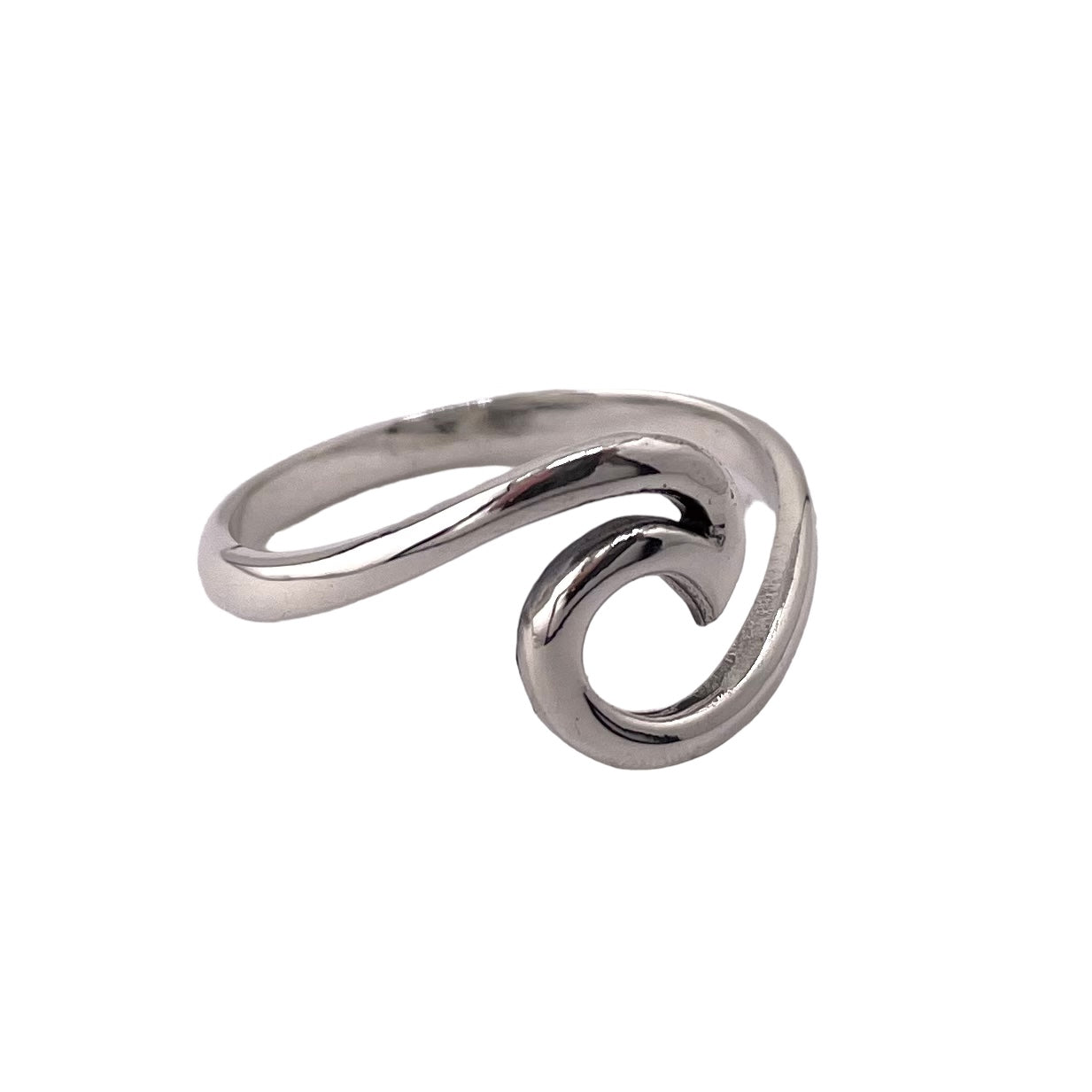 Ocean Wave Ring Sterling Silver