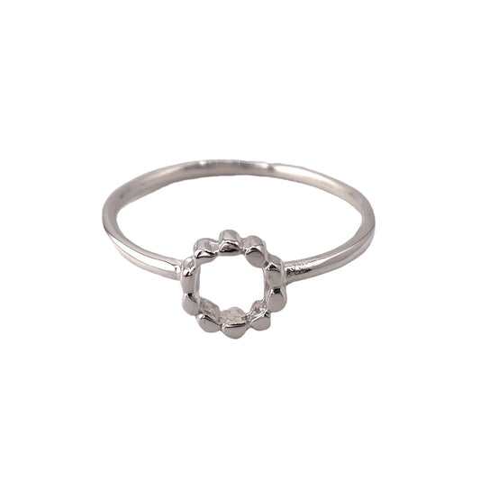 Flower Ring Sterling Silver