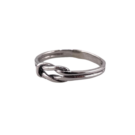 Twisted Knot 5mm Ring Sterling Silver