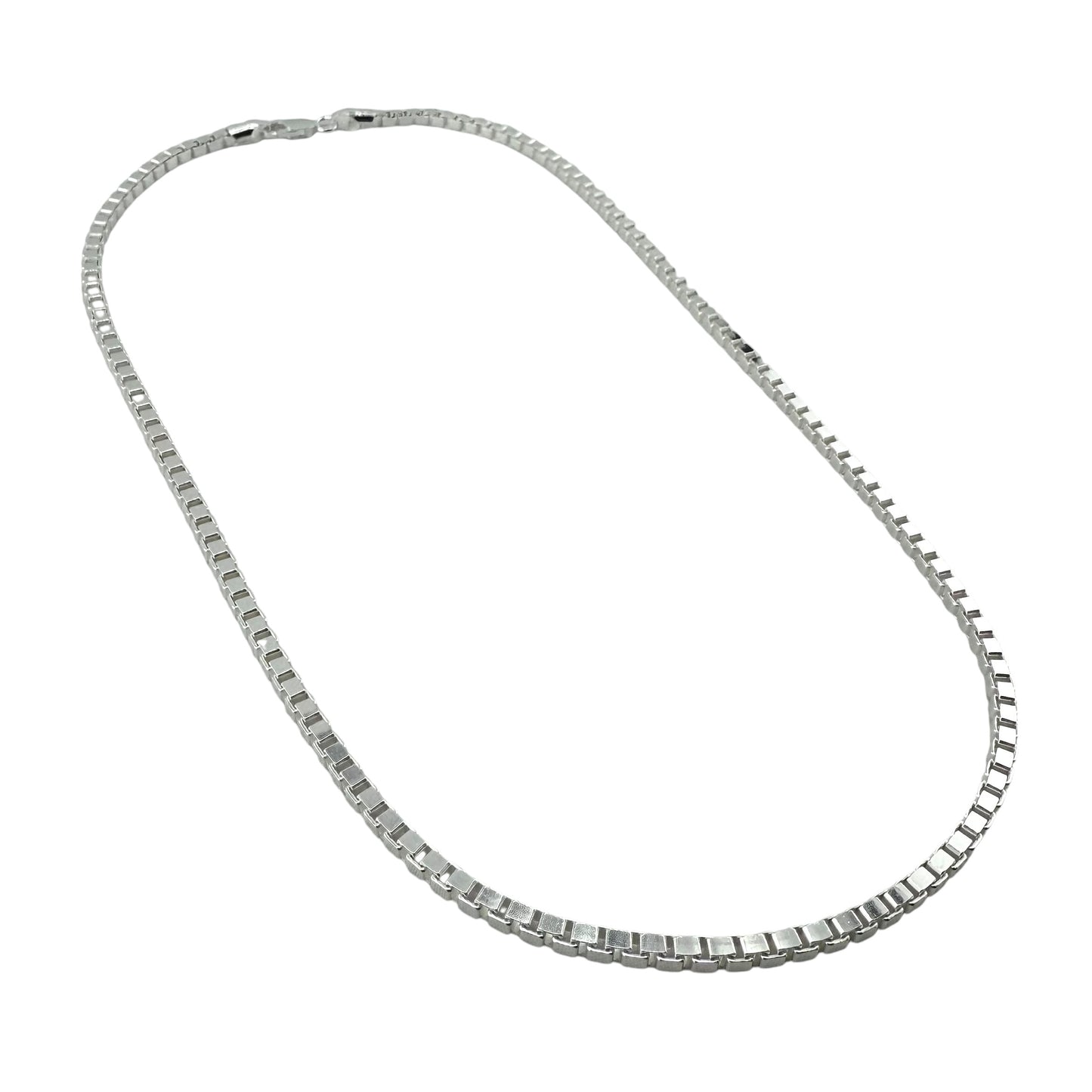 Sterling Silver Box 057 3.1mm Necklace Chain Italian Italy Solid .925 Jewelry